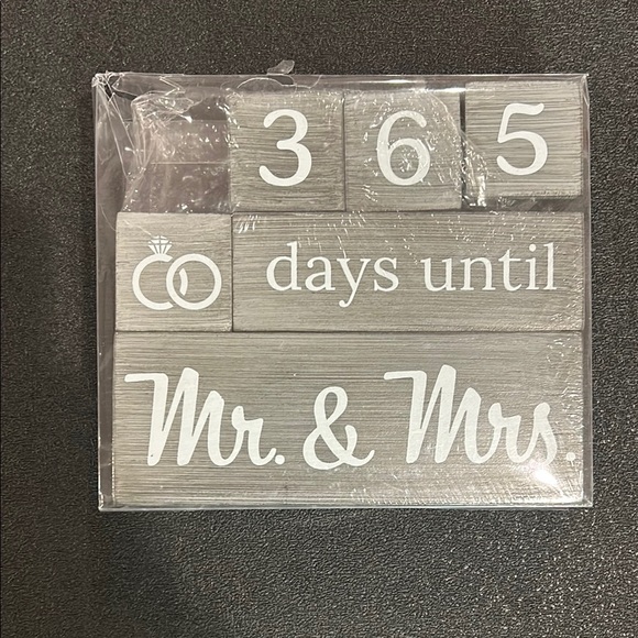Other - Wedding Countdown Block Set